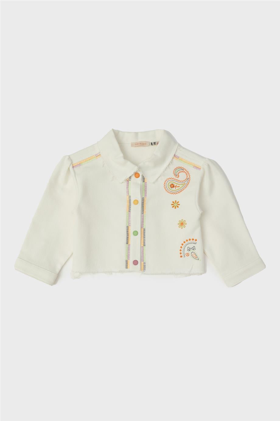 Baby Girl White Jacket - BgStore