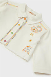 Baby Girl White Jacket - BgStore