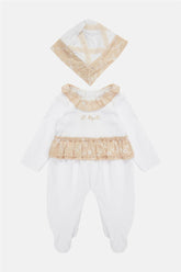 Baby Girl White Overall - BgStore