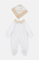 Baby Girl White Overall - BgStore