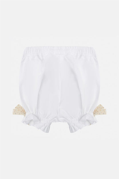 Baby Girl White Shorts - BgStore