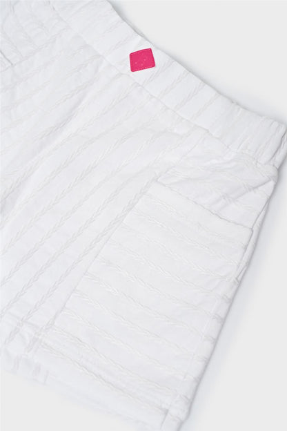 Baby Girl White Shorts - BgStore