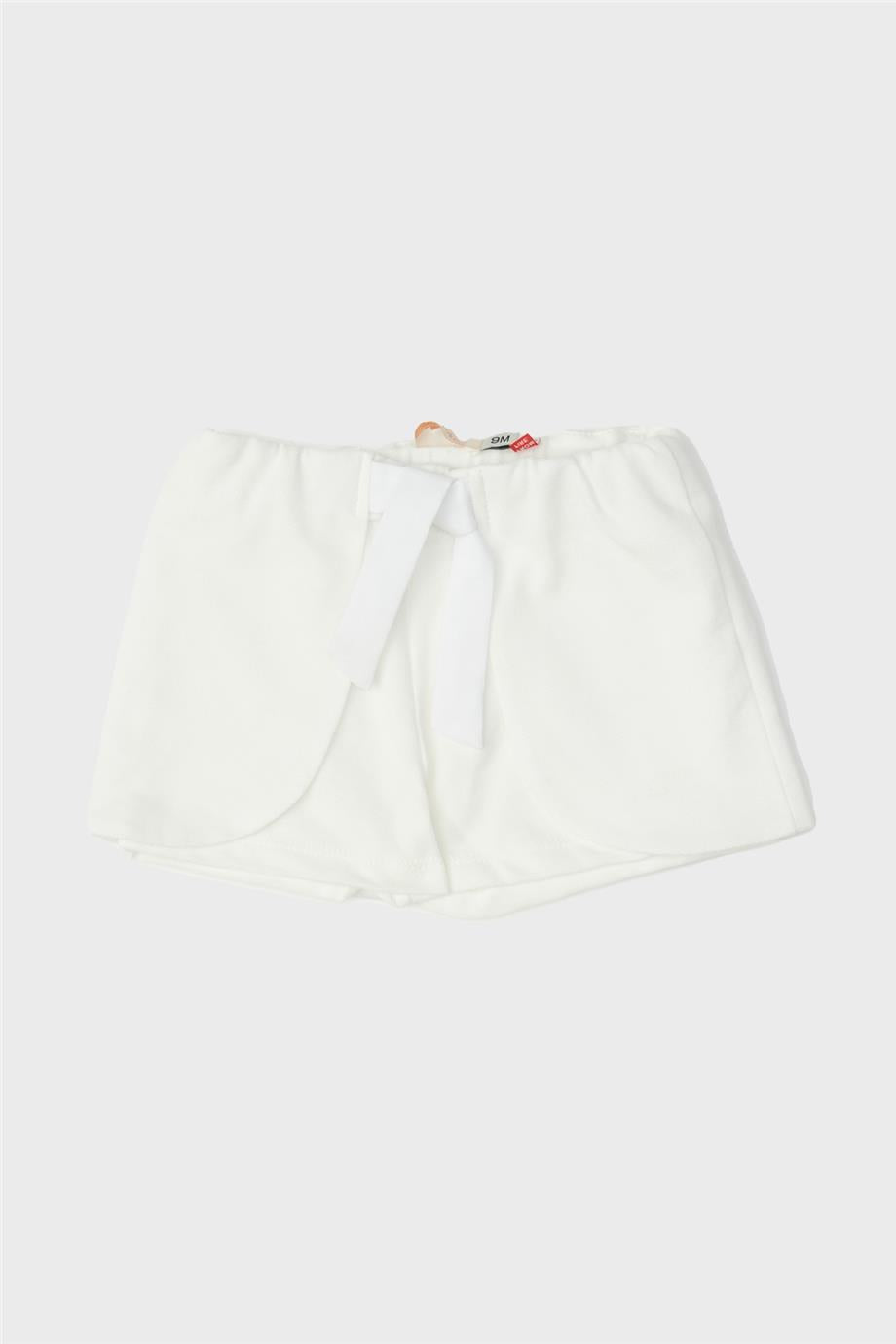 Baby Girl White Shorts - BgStore