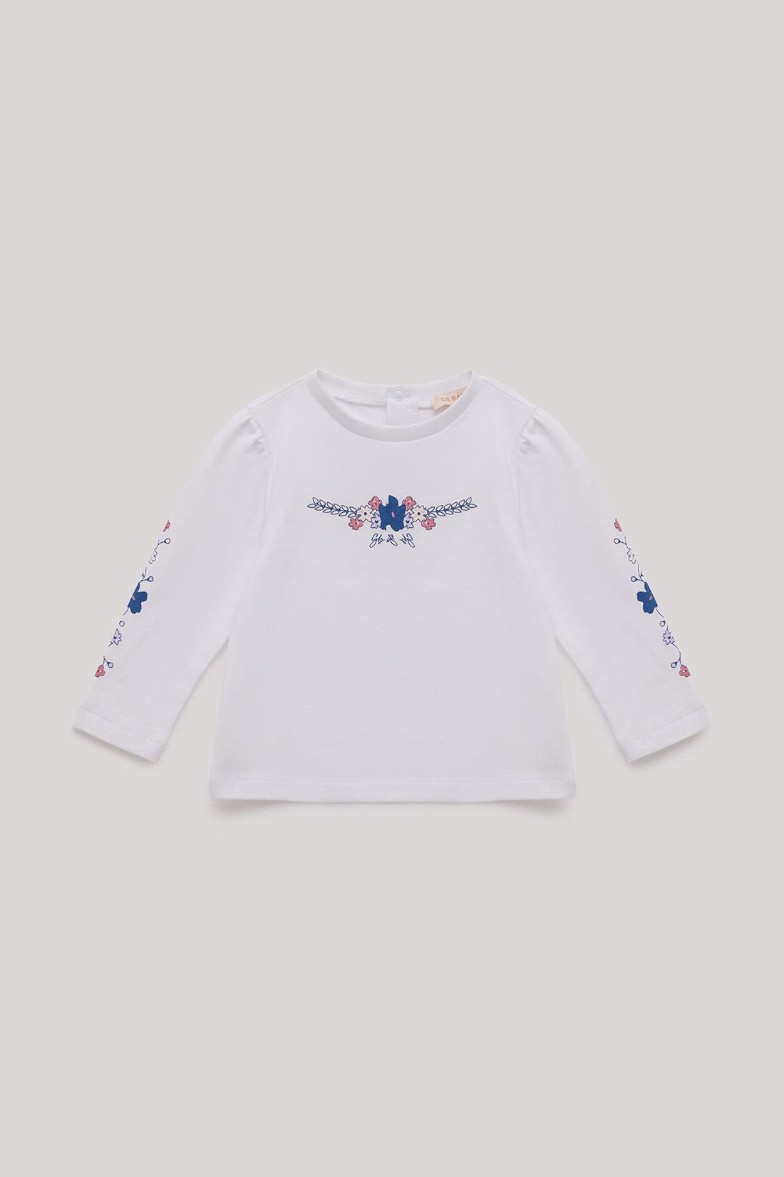 Baby Girl White T-Shirt - BgStore