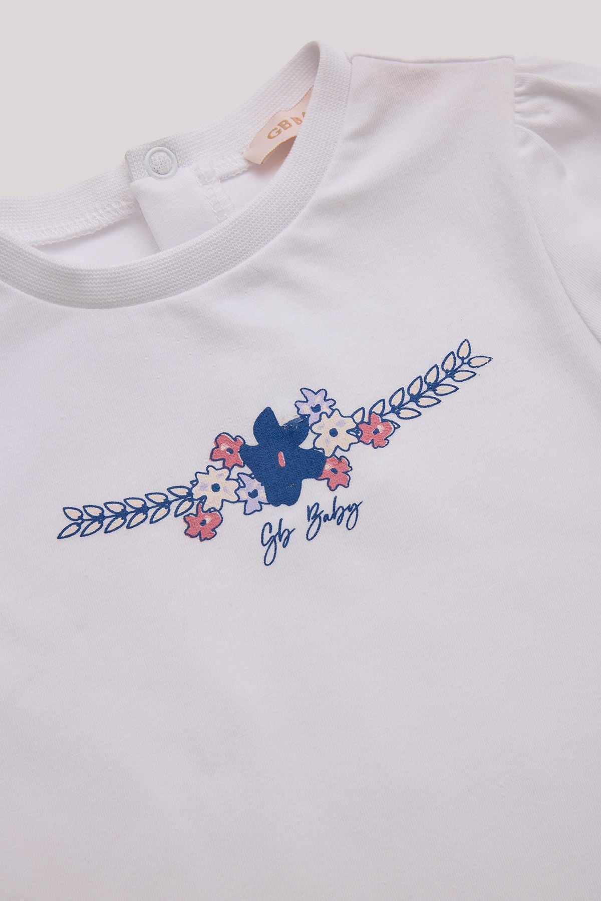 Baby Girl White T-Shirt - BgStore