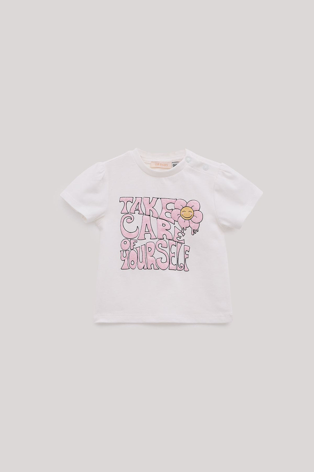 Baby Girl White T-Shirt - BgStore