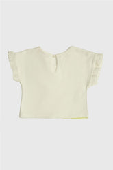 Baby Girl White T-Shirt - BgStore