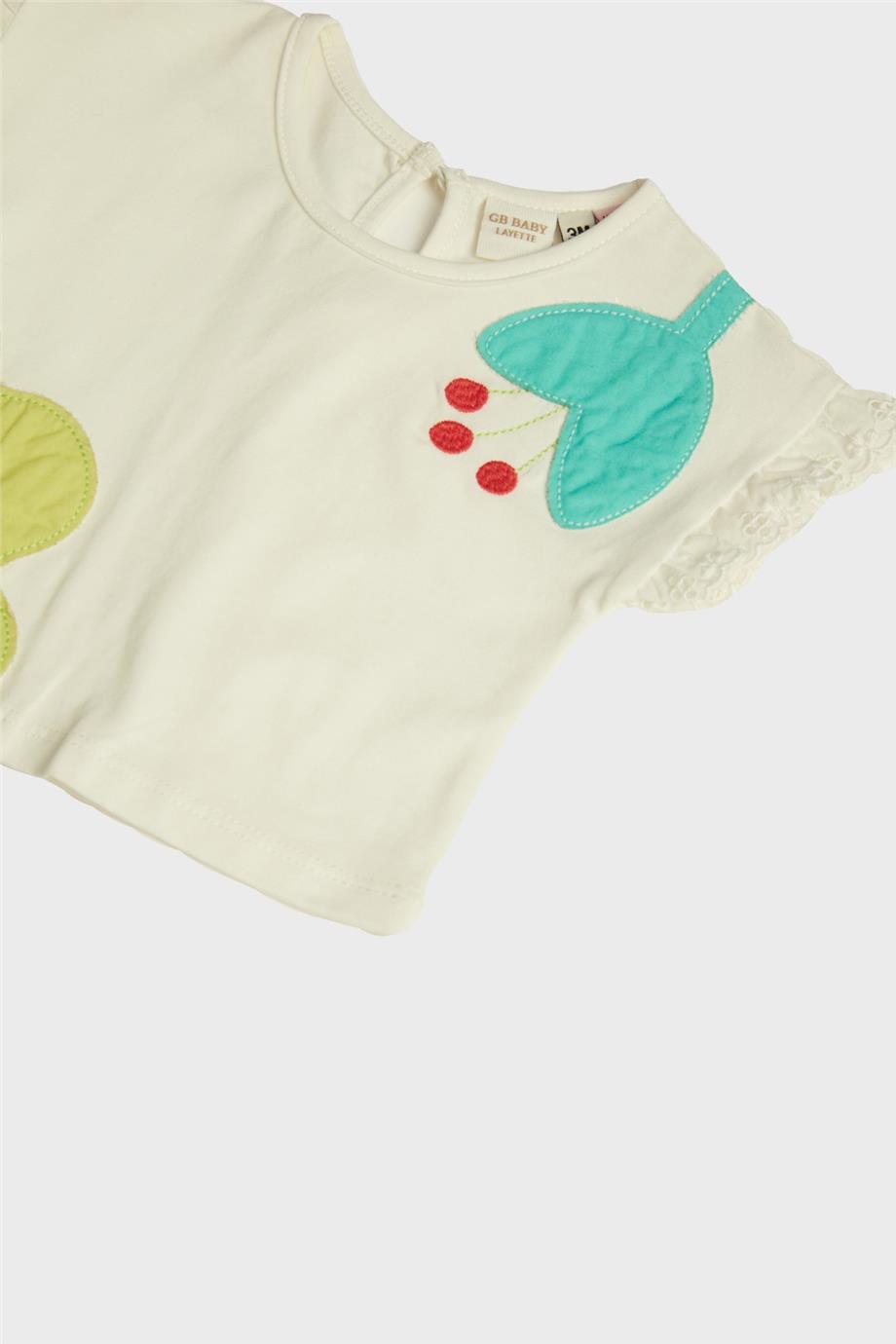 Baby Girl White T-Shirt - BgStore