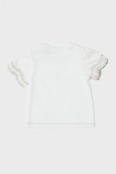 Baby Girl White T-Shirt - BgStore