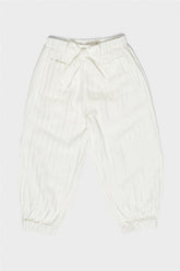 Baby Girl White Tracksuit Bottom - BgStore