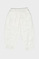 Baby Girl White Tracksuit Bottom - BgStore