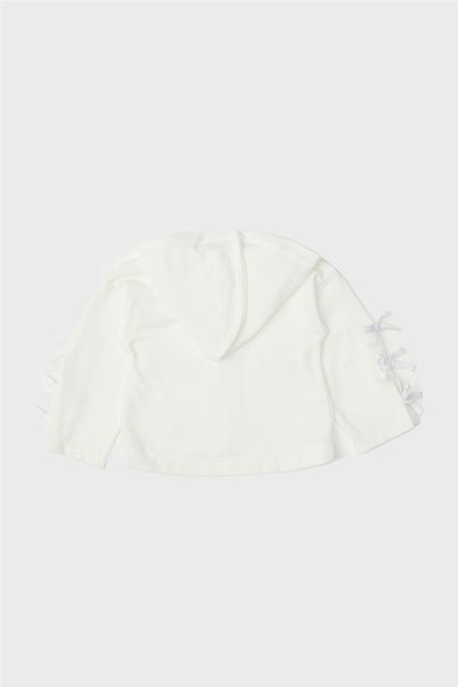 Baby Girl White Tracksuit Top - BgStore