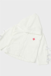 Baby Girl White Tracksuit Top - BgStore