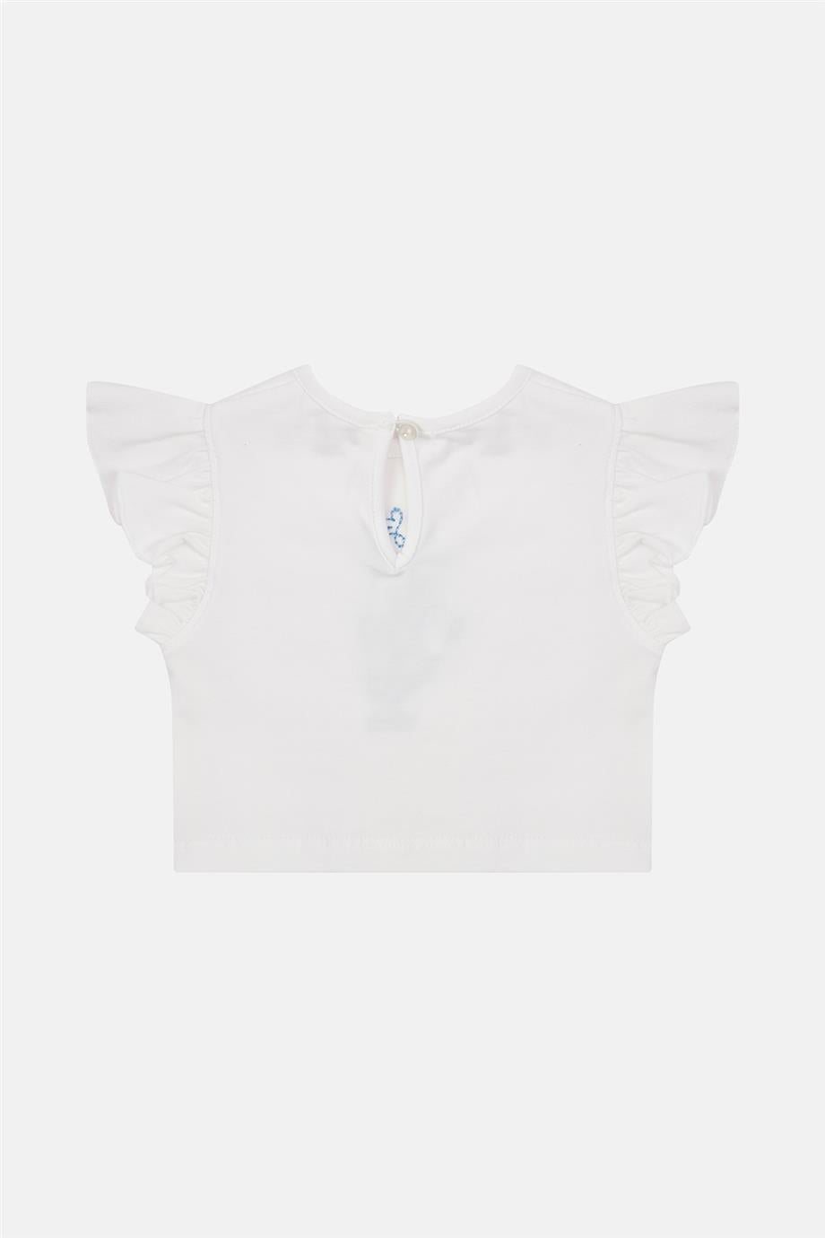 Baby Girl White Tshirt - BgStore