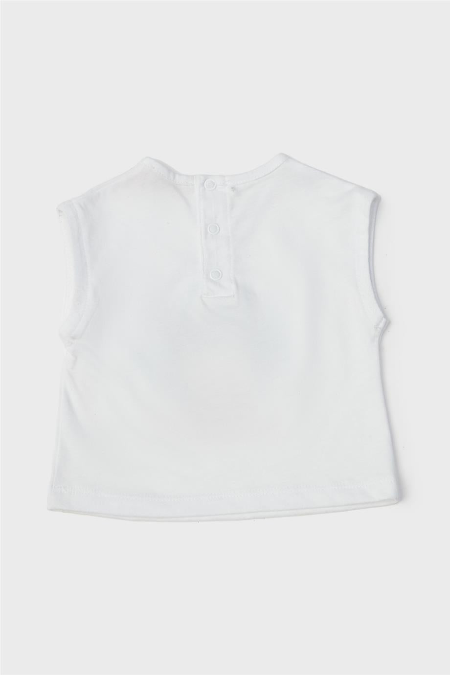 Baby Girl White Undershirt - BgStore