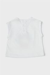 Baby Girl White Undershirt - BgStore