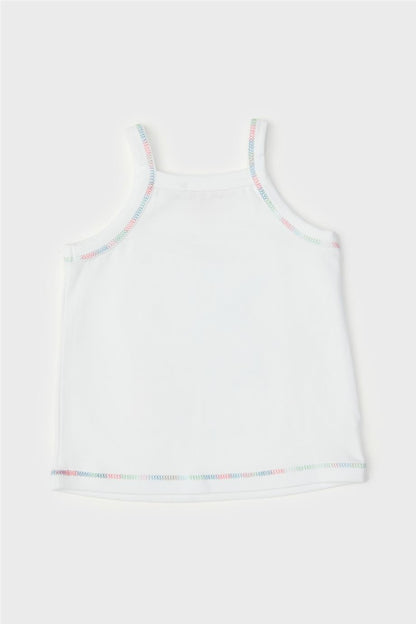 Baby Girl White Undershirt - BgStore