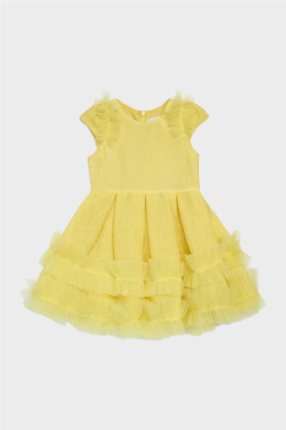 Baby Girl Yellow Dress - BgStore