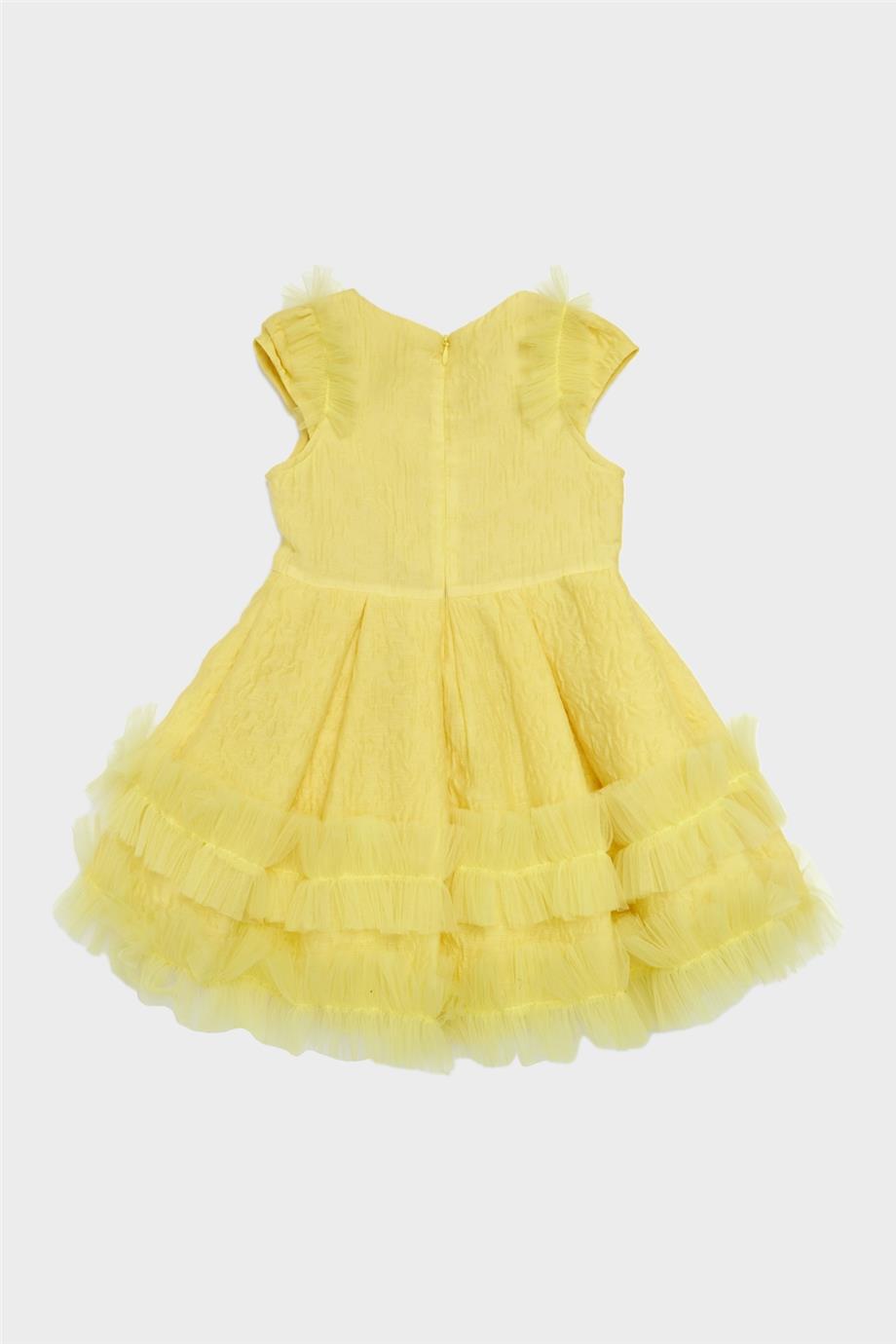 Baby Girl Yellow Dress - BgStore