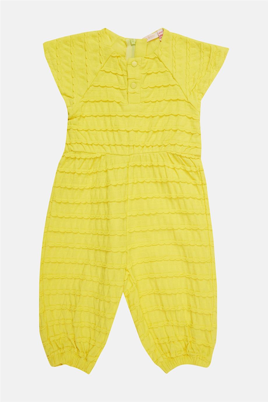 Baby Girl Yellow Overall - BgStore