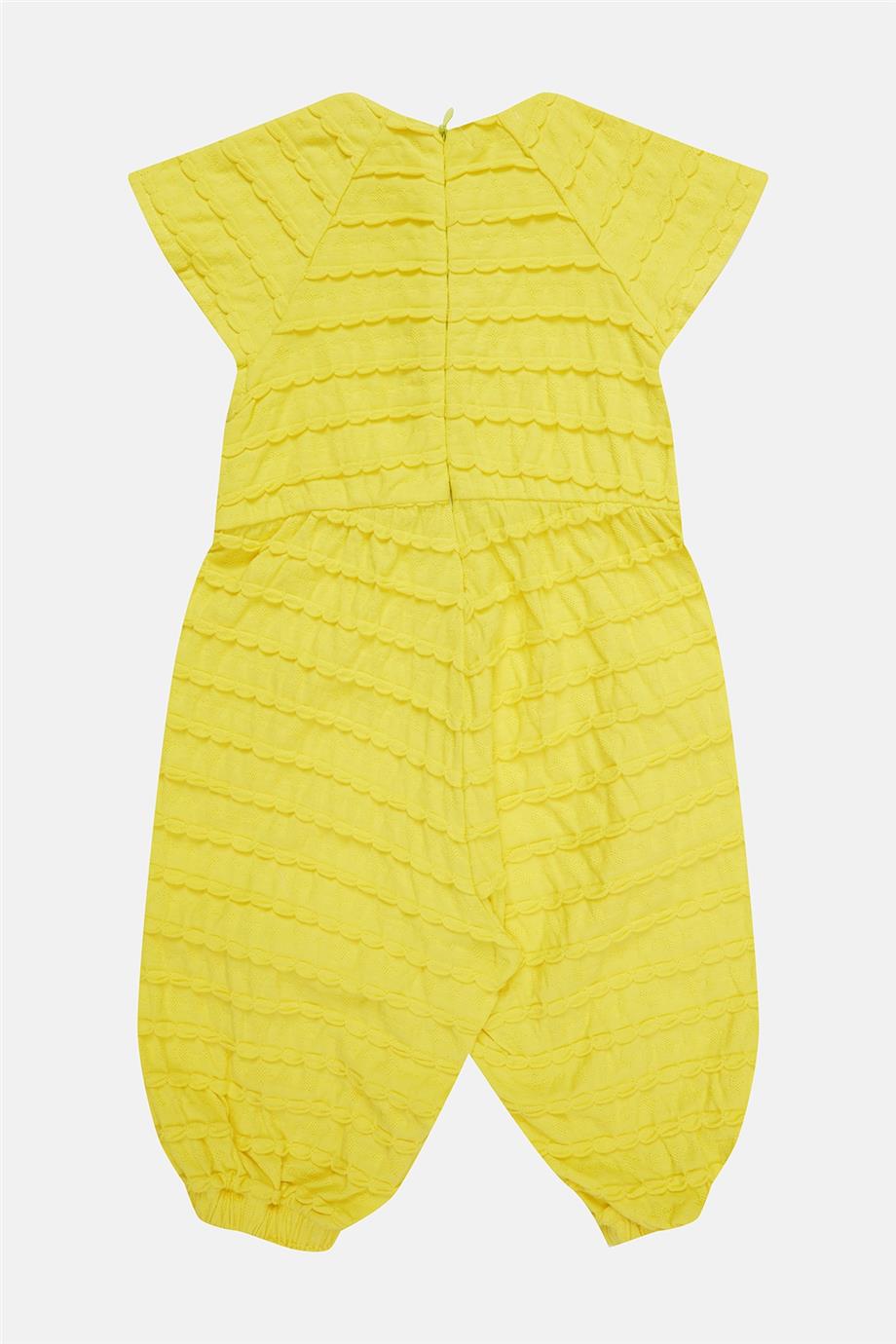 Baby Girl Yellow Overall - BgStore