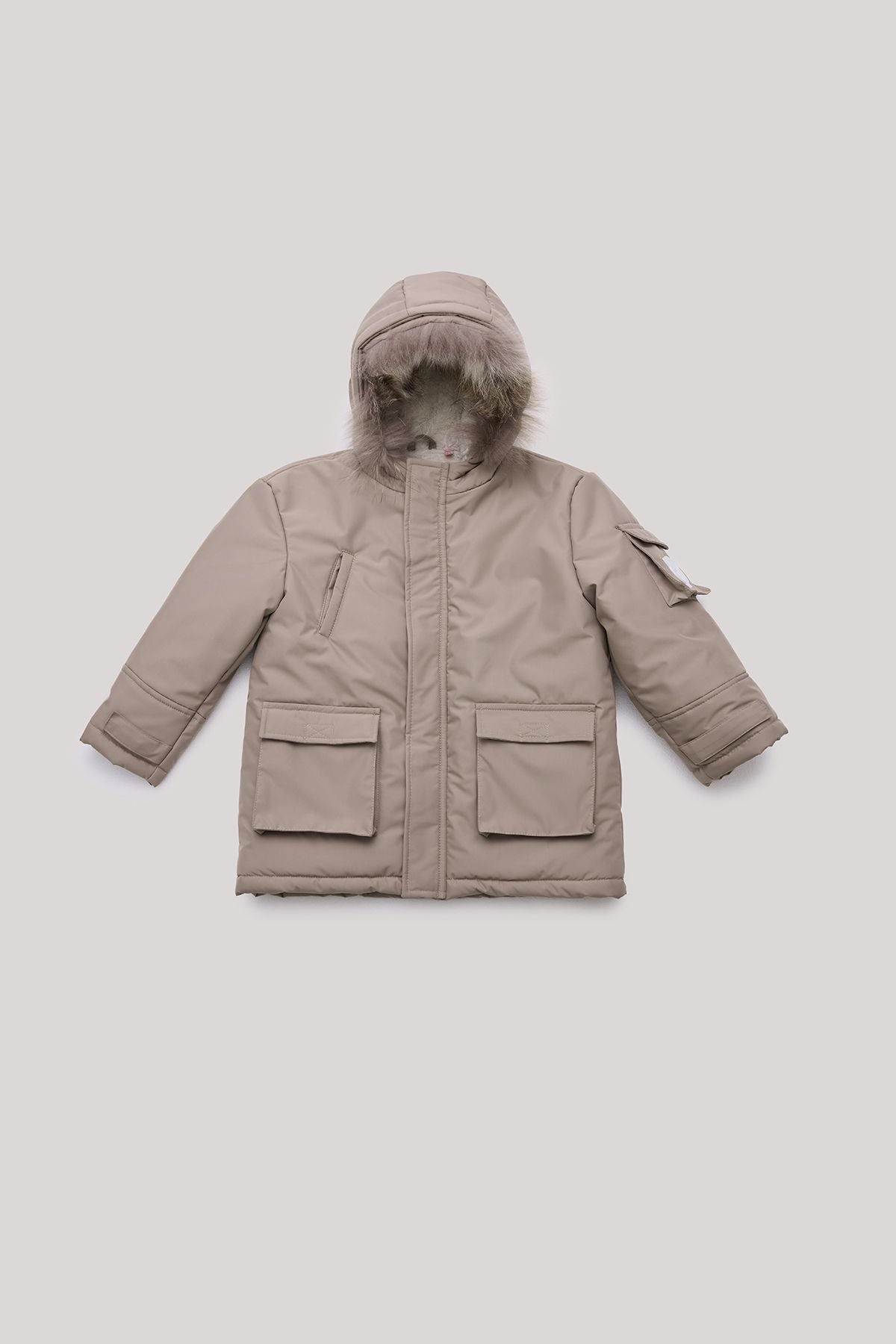 Boy Beige Coat - BgStore