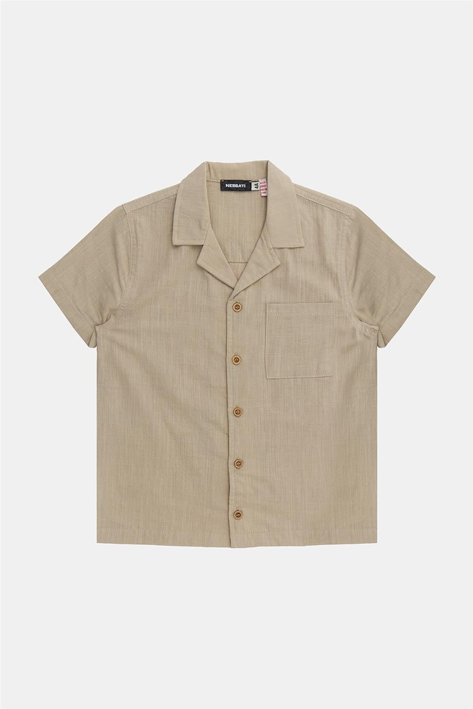 Boy Beige Shirt - BgStore