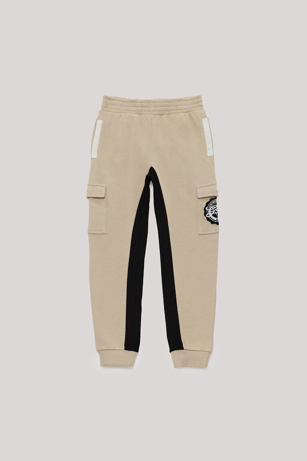 Boy Beige Tracksuit Bottom - BgStore