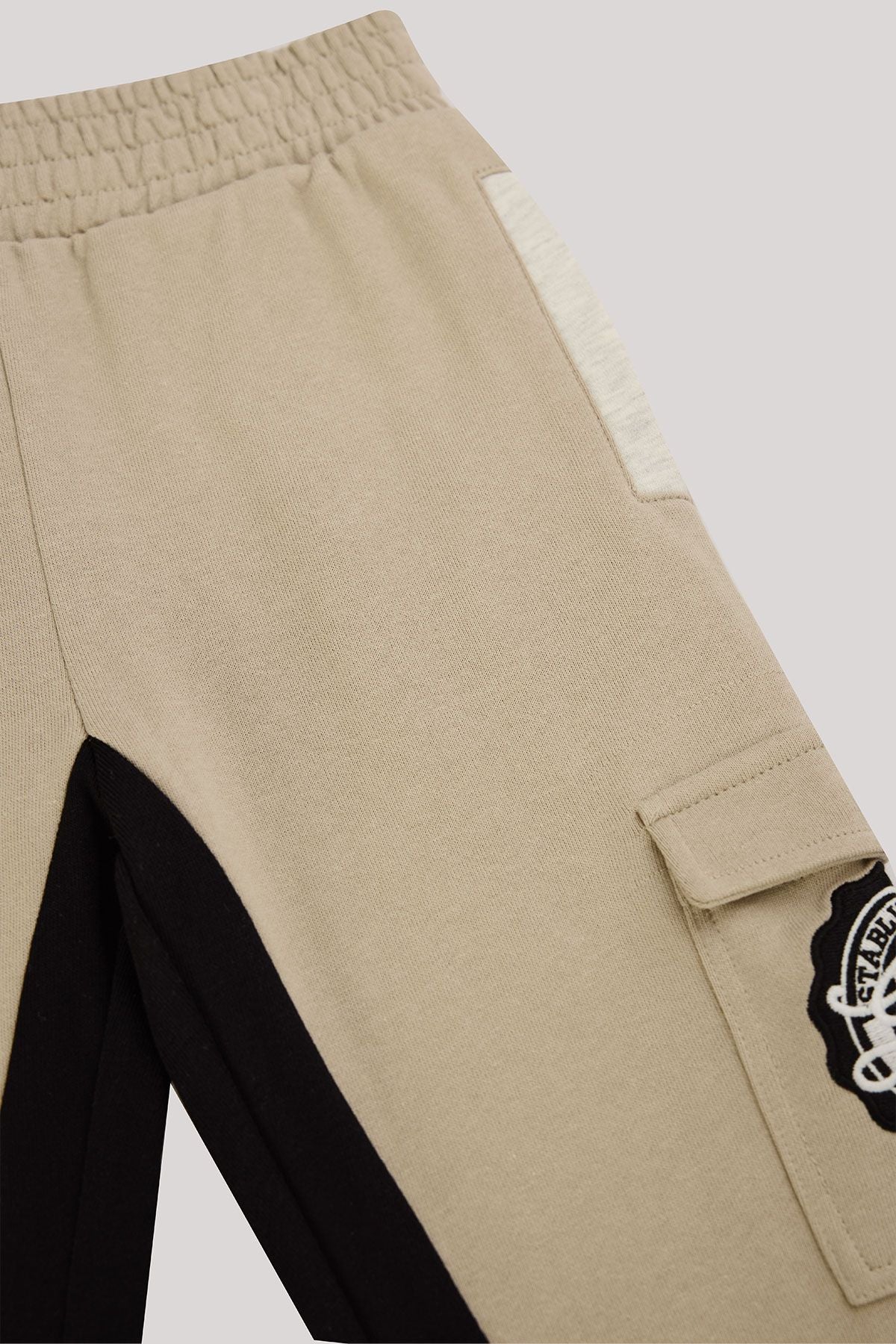 Boy Beige Tracksuit Bottom - BgStore