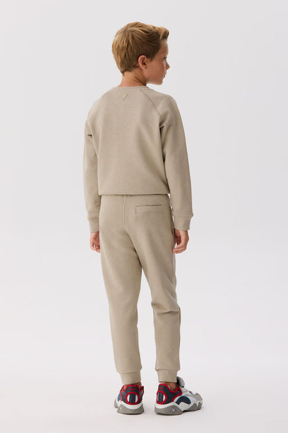 Boy Beige Tracksuit Bottom - BgStore