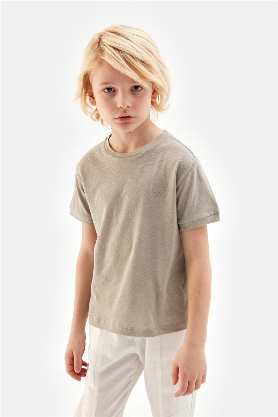 Boy Beige Tshirt - BgStore