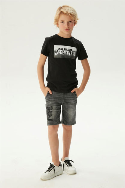 Boy Black T-Shirt - BgStore