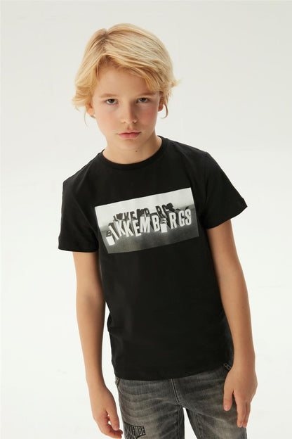 Boy Black T-Shirt - BgStore