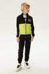 Boy Black Tracksuit Top - BgStore