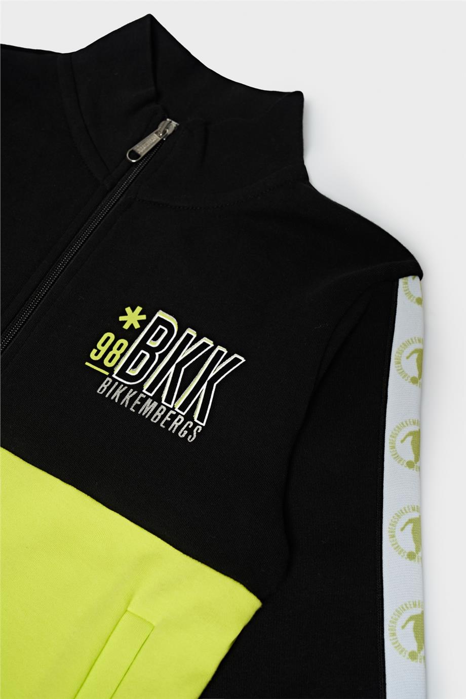 Boy Black Tracksuit Top - BgStore