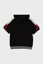 Boy Black Tracksuit Top - BgStore