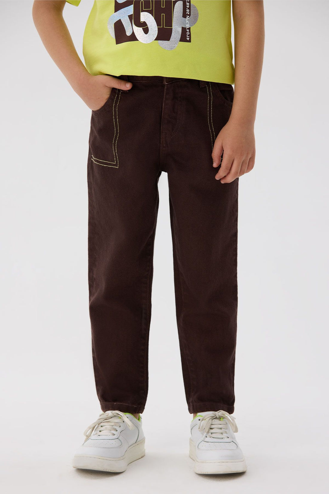 Boy Brown Trousers - BgStore