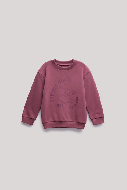 Boy Claret Red Sweatshirt - BgStore