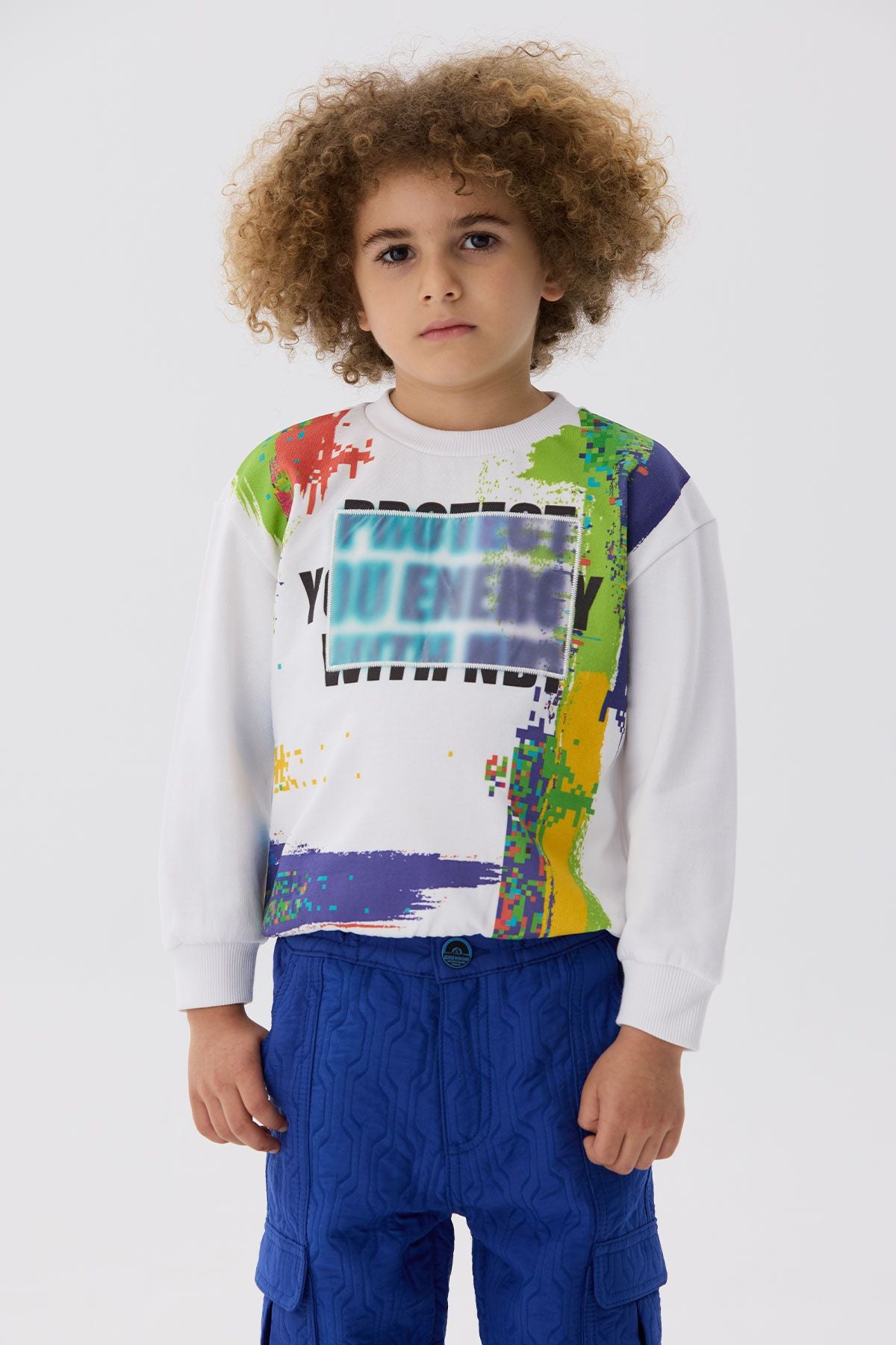 Boy Colorful Tracksuit Top - BgStore