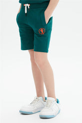 Boy Dark Green Shorts - BgStore