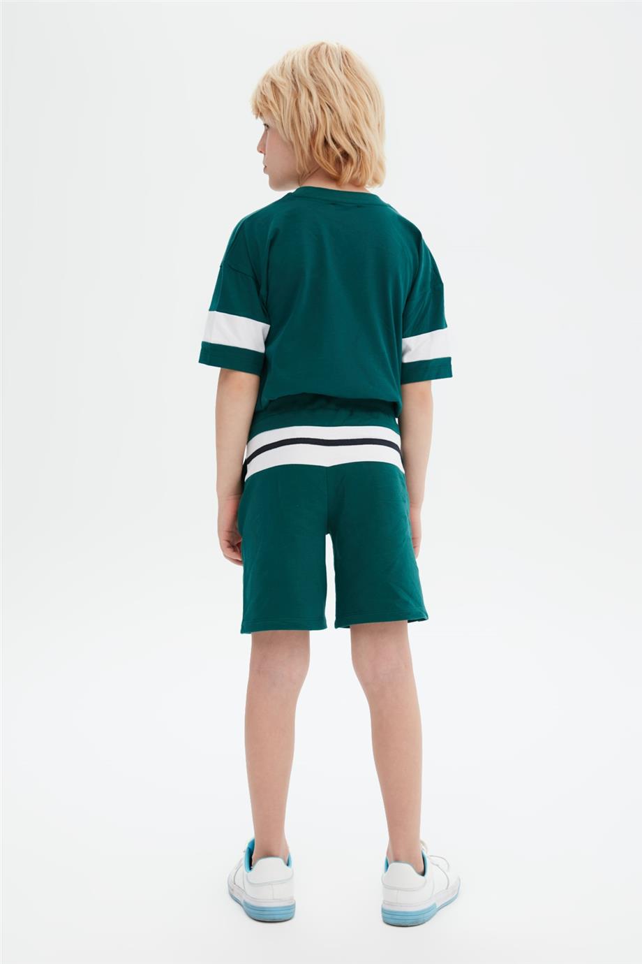 Boy Dark Green Shorts - BgStore