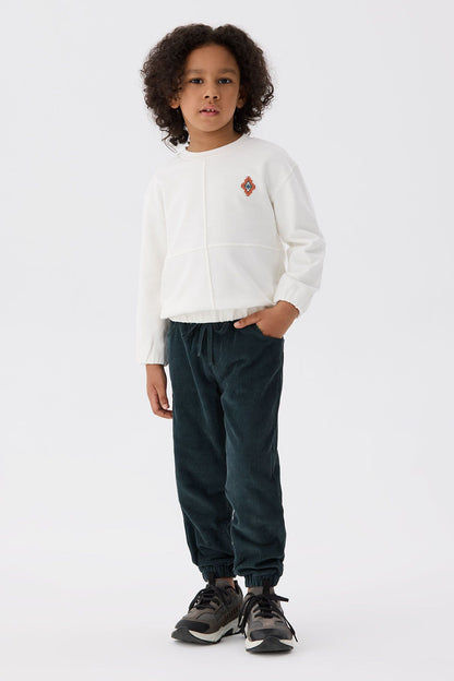 Boy Ecru Sweatshirt - BgStore