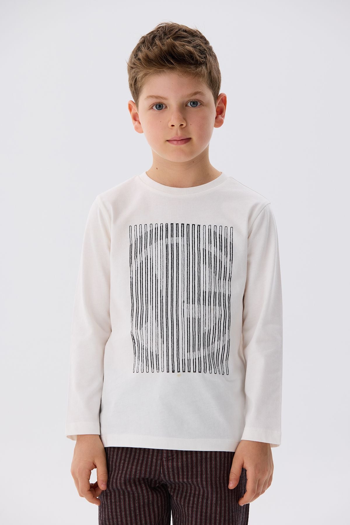 Boy Ecru T-Shirt - BgStore