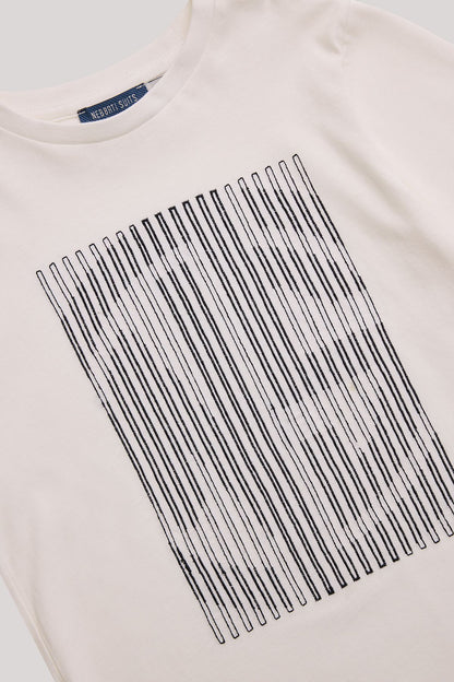 Boy Ecru T-Shirt - BgStore