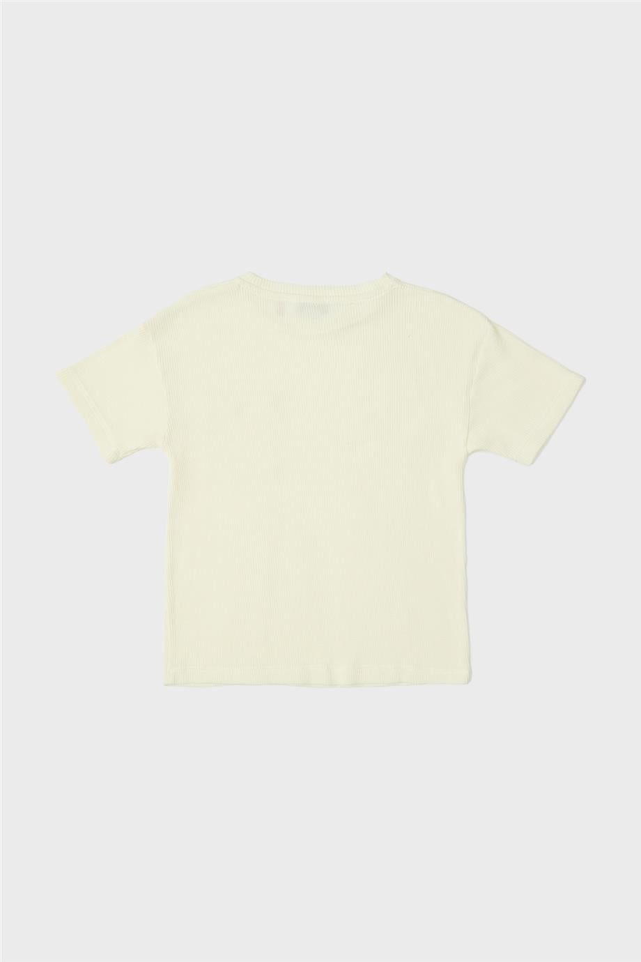 Boy Ecru T-Shirt - BgStore