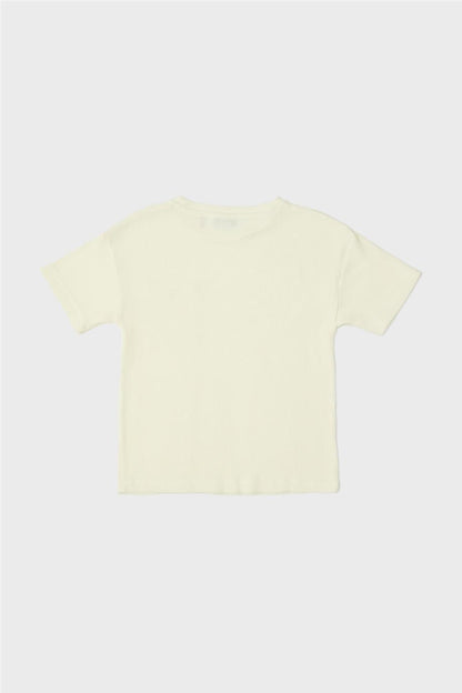 Boy Ecru T-Shirt - BgStore