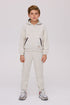 Boy Ecru Tracksuit Top - BgStore