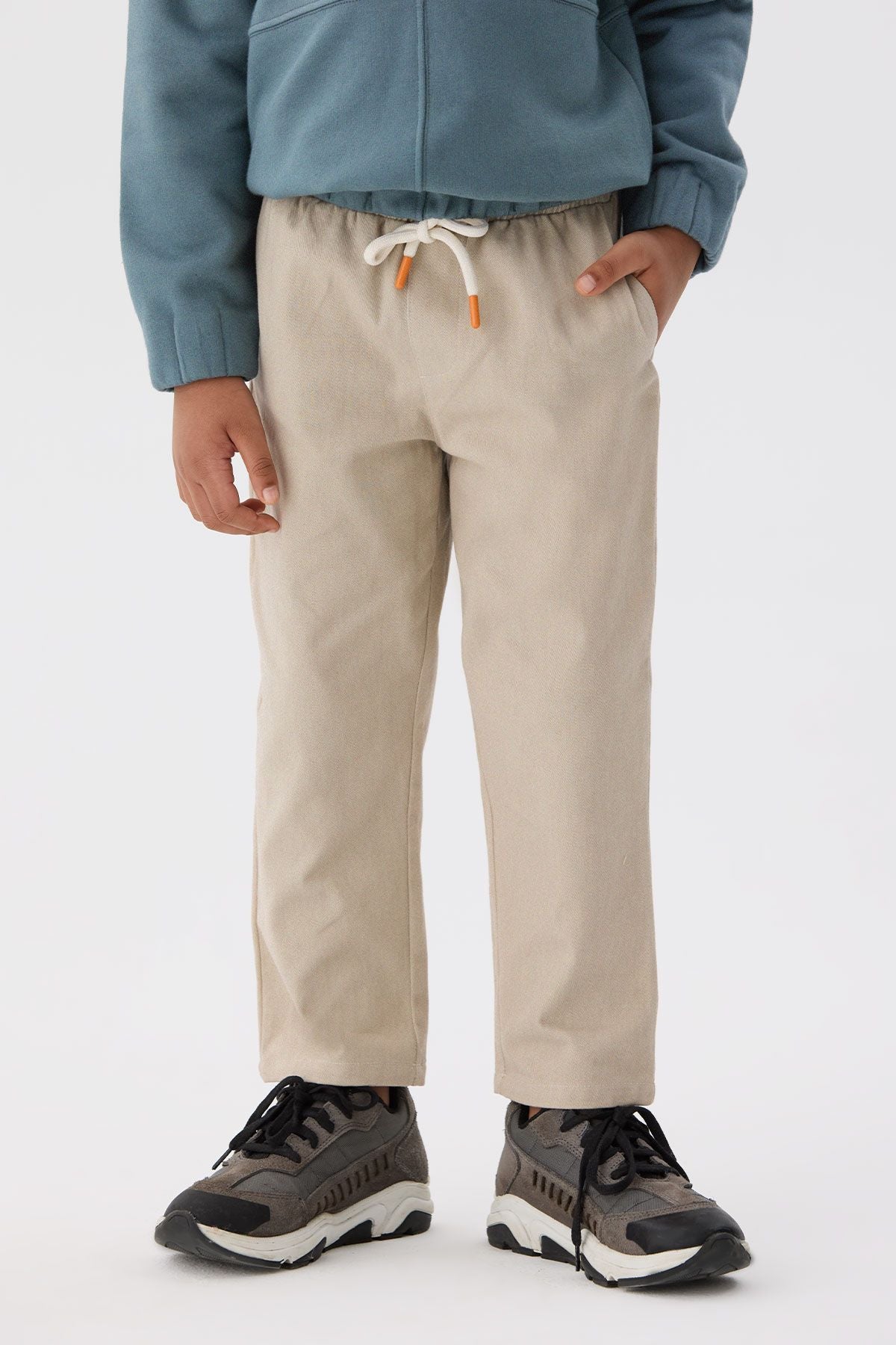 Boy Ecru Trousers - BgStore