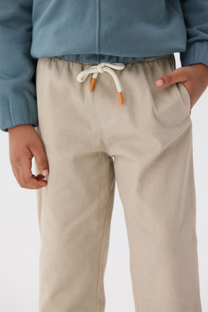 Boy Ecru Trousers - BgStore