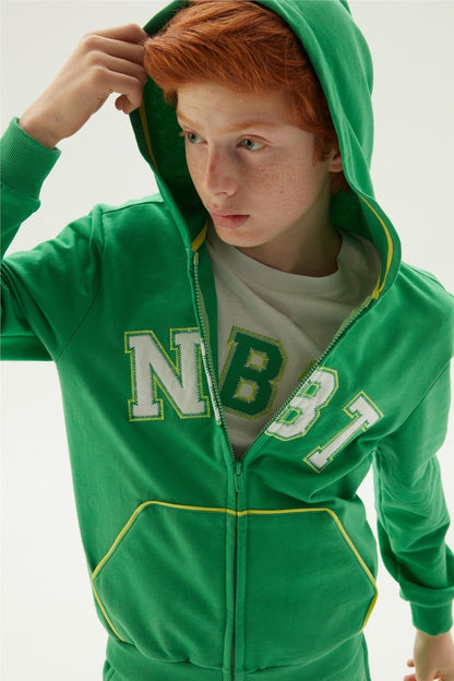 Boy Green Tracksuit Top - BgStore